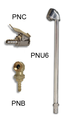 Est/ándar MOTA HERRAMIENTAS 39222 Boquilla de Inflar Neum/áticos Larga P//Duales